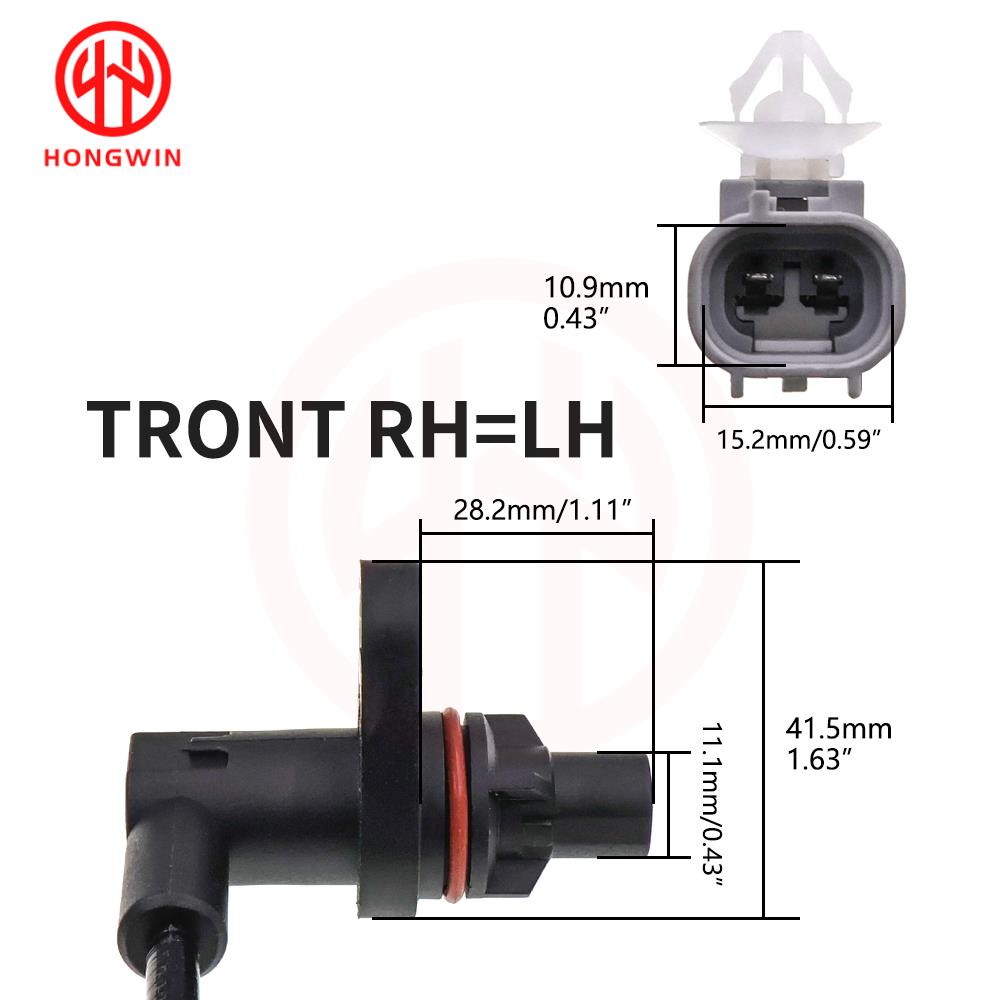 For Toyota Fortuner Hilux 2004-2015 KUN26 New ABS Wheel Speed Sensor Front Left & Right Side 89543-71010 89542-71010 89542 71010