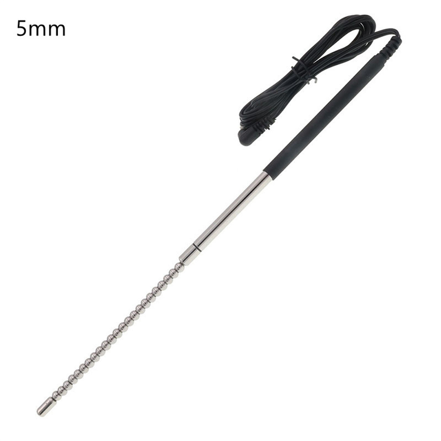 Electro Shock Urethral Catheter Sound Dilator Penis Plug Two-electrode Urethral Plug Horse Eye Stick Male Masturbator Sex Toys