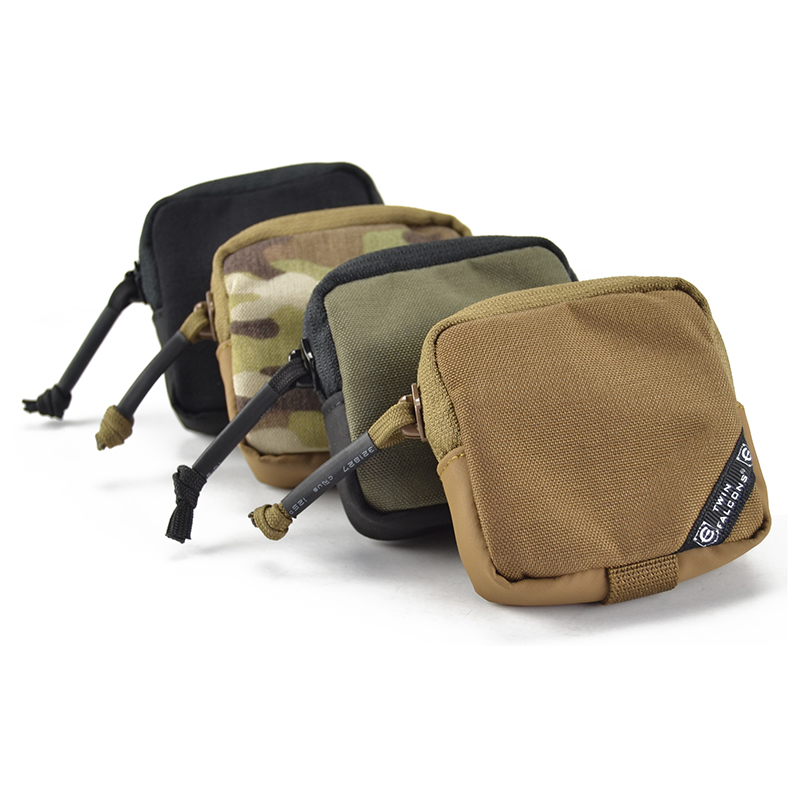 Military Outdoor Tactical Mini Accessories Pouch for Earphone EDC Key Bag Pouch Coin Purse Wallet Multicam Zipper Tool Bag P041