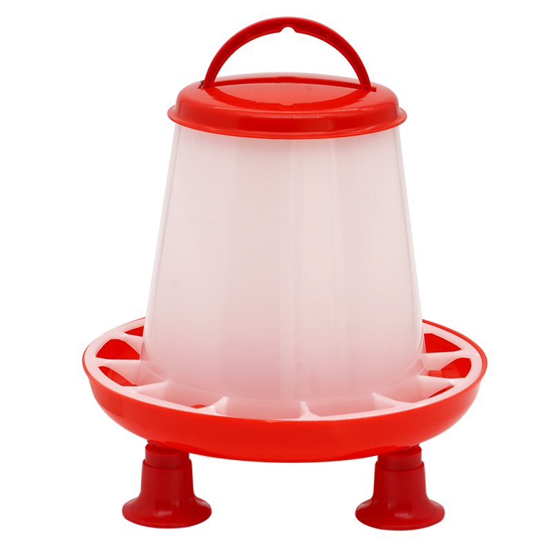 1.5kg Capacity Chicken Feeder Bucket Plastic Poultry Rooster Hen Feeding Device Farm Chicken Equipment Coop Water Supply