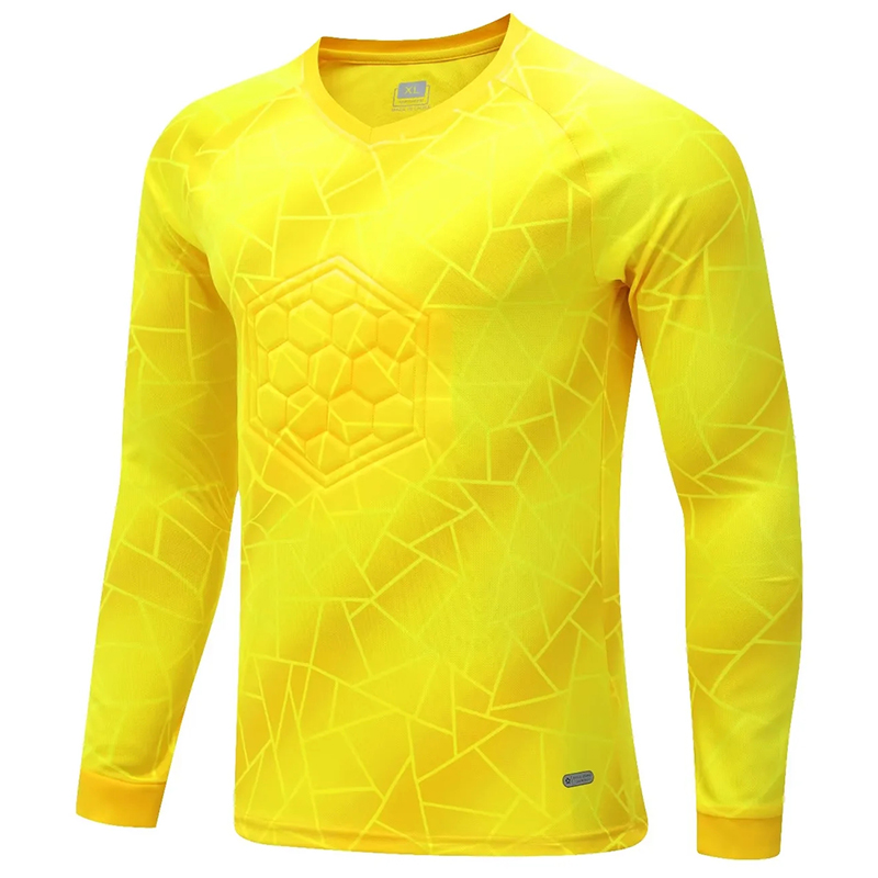 Men Soccer Goalkeeper Jersey Custom Children's Football Goalkeeper Uniform Soccer Training Outdoor Long Sleeves Shirts For Boys