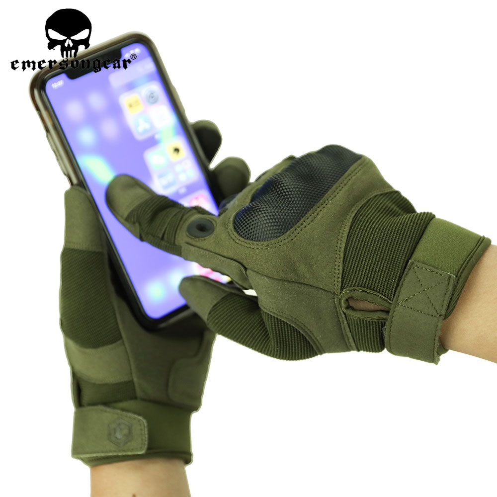 Emersongear Tactical All Finger Gloves Military Training Sport Climbing Shooting Hunting Cycling Full Finger Anti-Skid EM9347