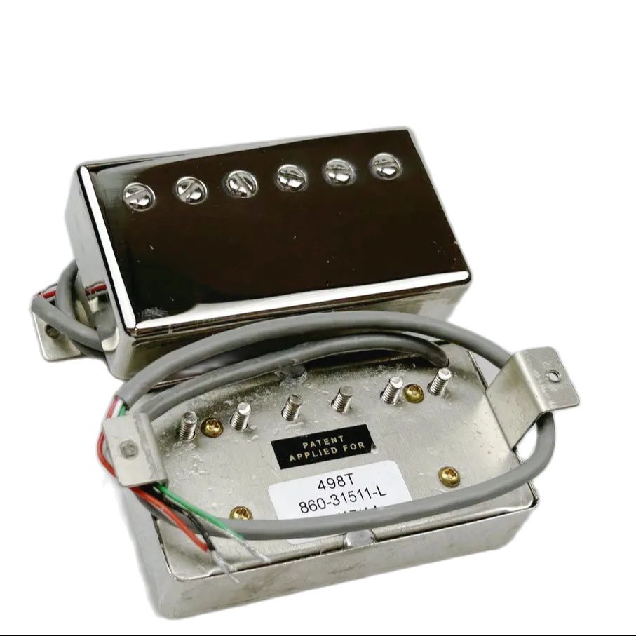 Guitar Pickups Alnico 5 Gib 498R 498T Humbucker Pickup Set Nickel For GIB Electric Guitar