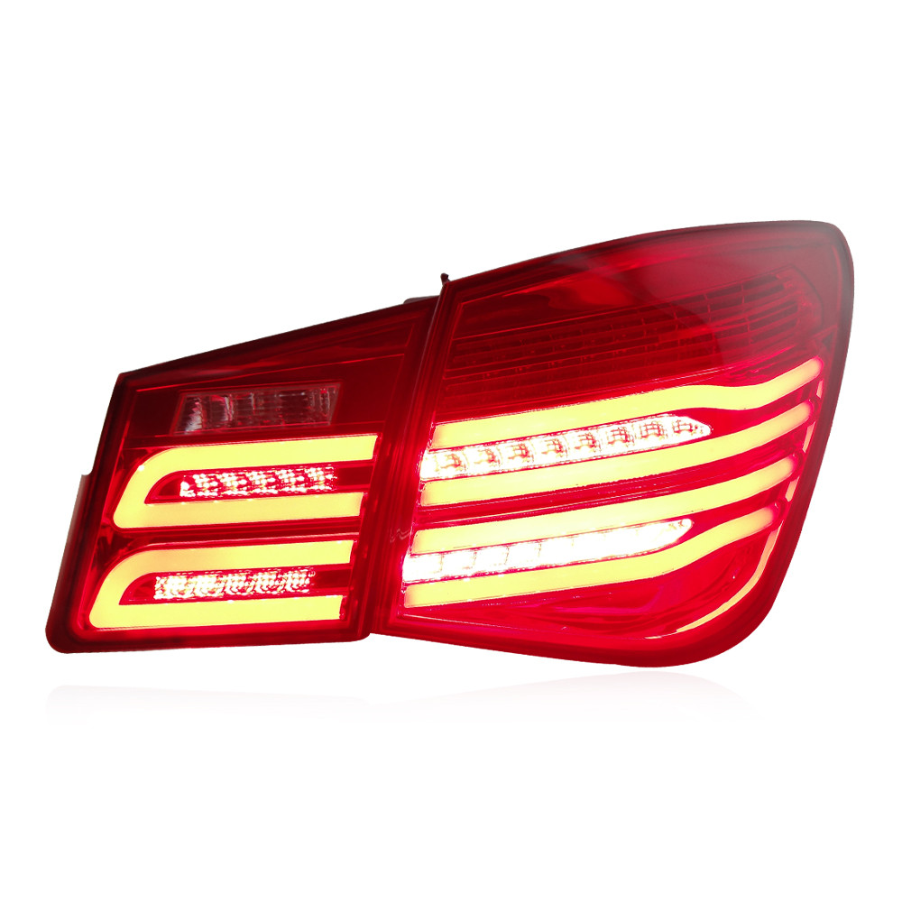 1 Set LED Taillight For Chevrolet Cruze 2009 2010 2011 2012 2013 2014 Rear Light Back Lamp Assembly Revere Park light