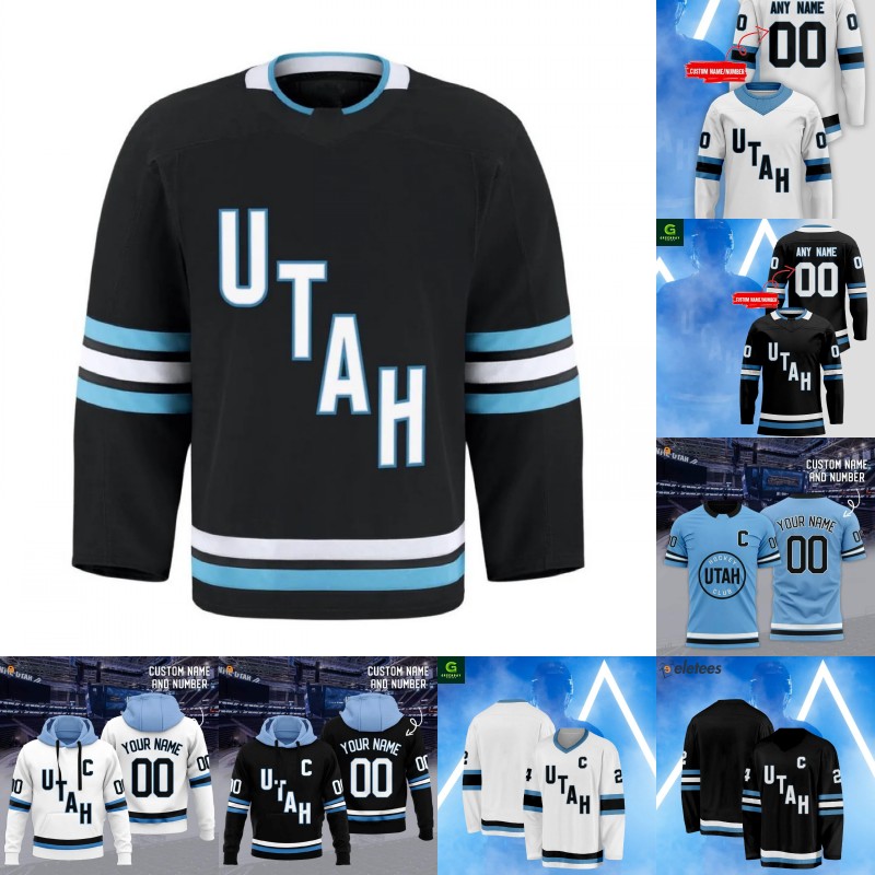 2024-25 Utah Hockey Club Jersey Keller Schmaltz Gostisbehere Boyd Crouse Eriksson Chychrun Bjugstad Zucker Kerfoot Hayton Weber Doan Custom Any Namy Number Jerseys