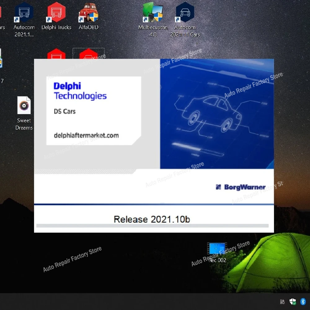 Lastest Delphis 2021.10b+Autocoms 2021.11+WOW/5 00 8 With Keygen DS 150 0BD2 Diagnostic Tool with Bluetooth Auto Repair Softy