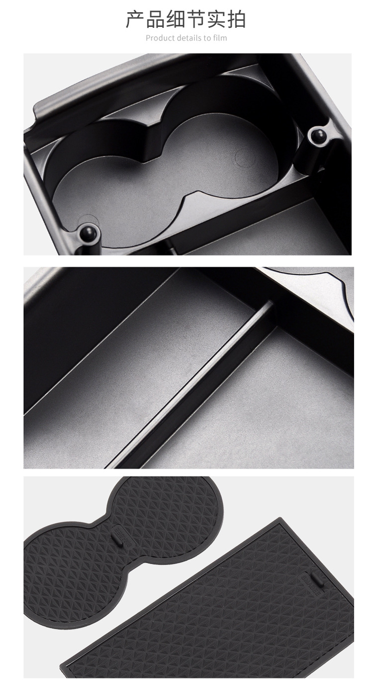 Car Central Content Box Armrest Storage Box for Tesla Model S/Model X Accessories Container Glove Organizer Case Stowing Tidying