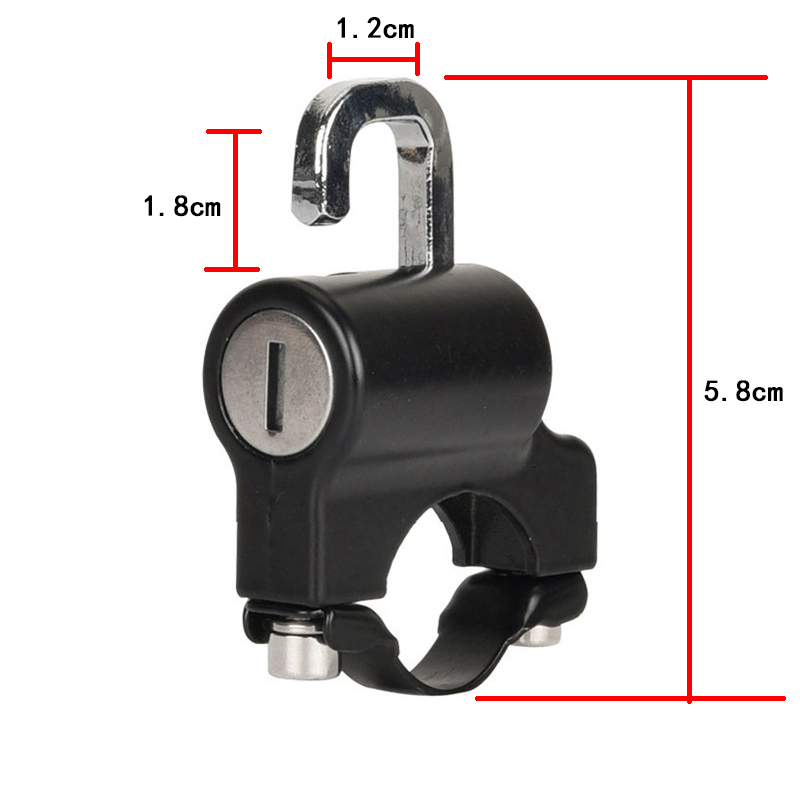 Motorcycle Helmet Lock for Bicyclel Anti-theft Electric Scooter Security Lock Easy To Instal Cycling Equipments Moto Accessories