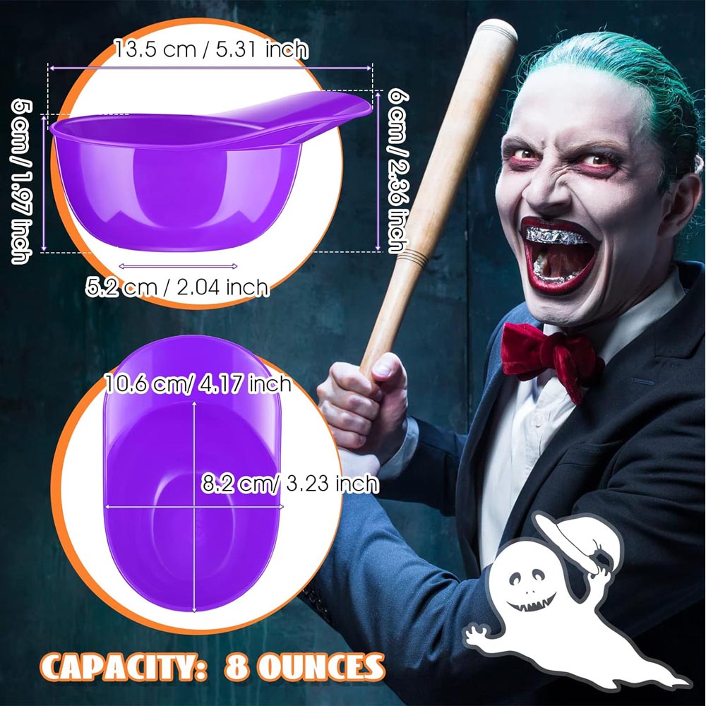 Halloween Baseball Helmet Ice Cream Snack Bowl 8 oz Mini Baseball Cap Bowls Kids Chip Bowl Ice Cream Sundae Helmets Plastic