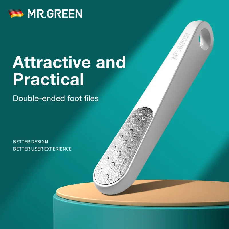 MR.GREEN Foot File Double Sided Callus r For Dead Skin Professional Pedicure Tools Callous Scraper Foot Sander Heel Filer o240629