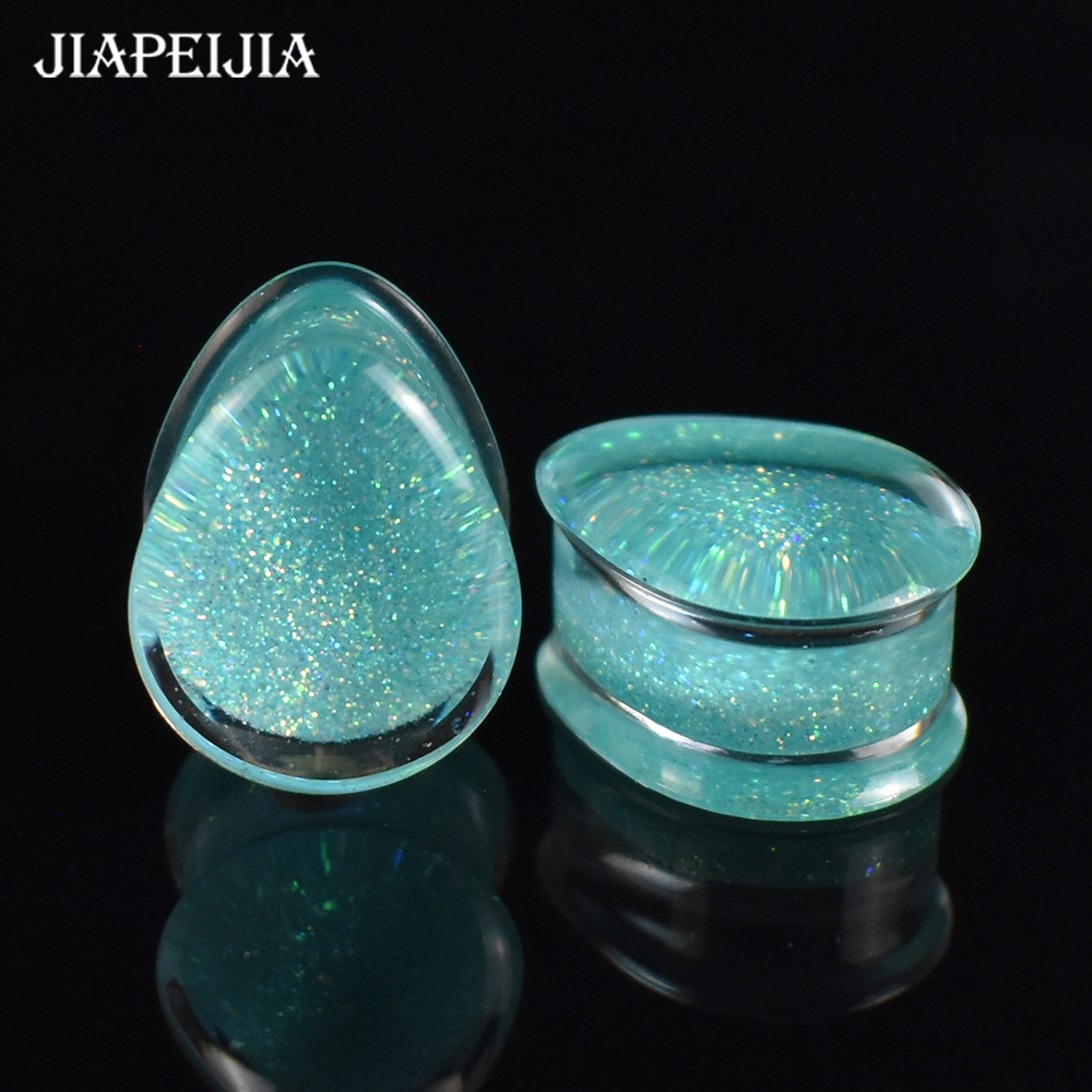 Drop-shaped Acrylic Ear Gauges Plugs and Tunnels Ear Stretcher Expander Body Jewelry 6-30mm