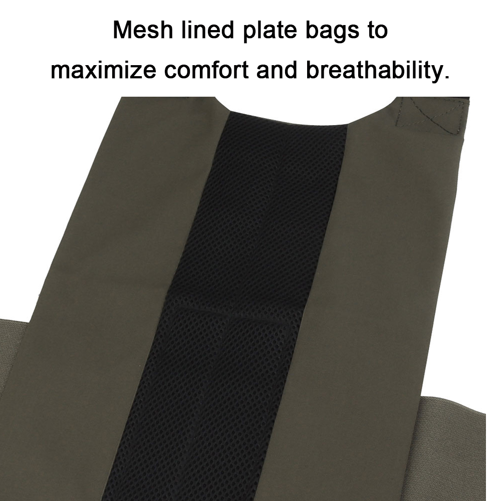 Tactical Vest Lightweight Plate Carrier Vest Set Elastic Cummerbund QASM Buckle Adjustable Shoulder Straps Hunting Vest