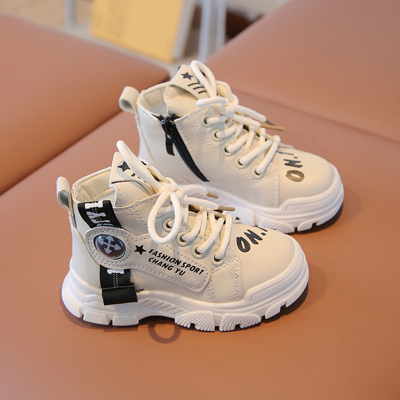 New Baby Boys Girls Shoes Infant Solid Colors Non-Slip Soft Sole Flat PU Leather Classic First Walker Newborn Manor Style Shoes