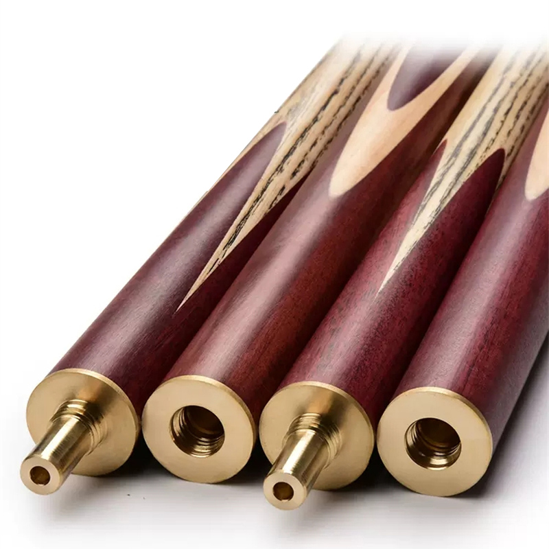 Wooden 145 cm Pool Cue Snooker Black Eight Stick 3/4 Scale Split Ash Wood Shaft Billiard Cues Purple Shaft 10.2mm Tip Size