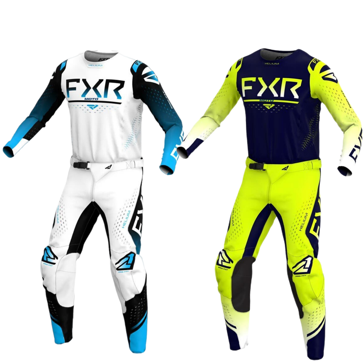 2023.06 Helium FXR Gear Set Motocross Clothing Off Road Moto Jersey Set Mx Breathable Dirt Bike Combo Suit