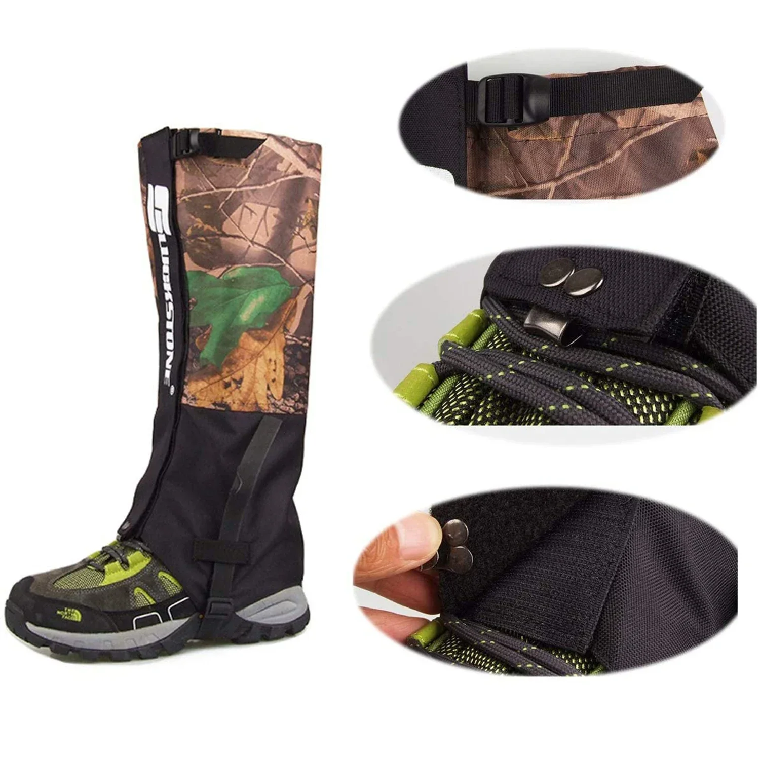 Legging Waterproof Cover Outdoor Gaiters Hiking Wraps Leg Climbing Guard Boots Double-deck Hunting Snow Protection
