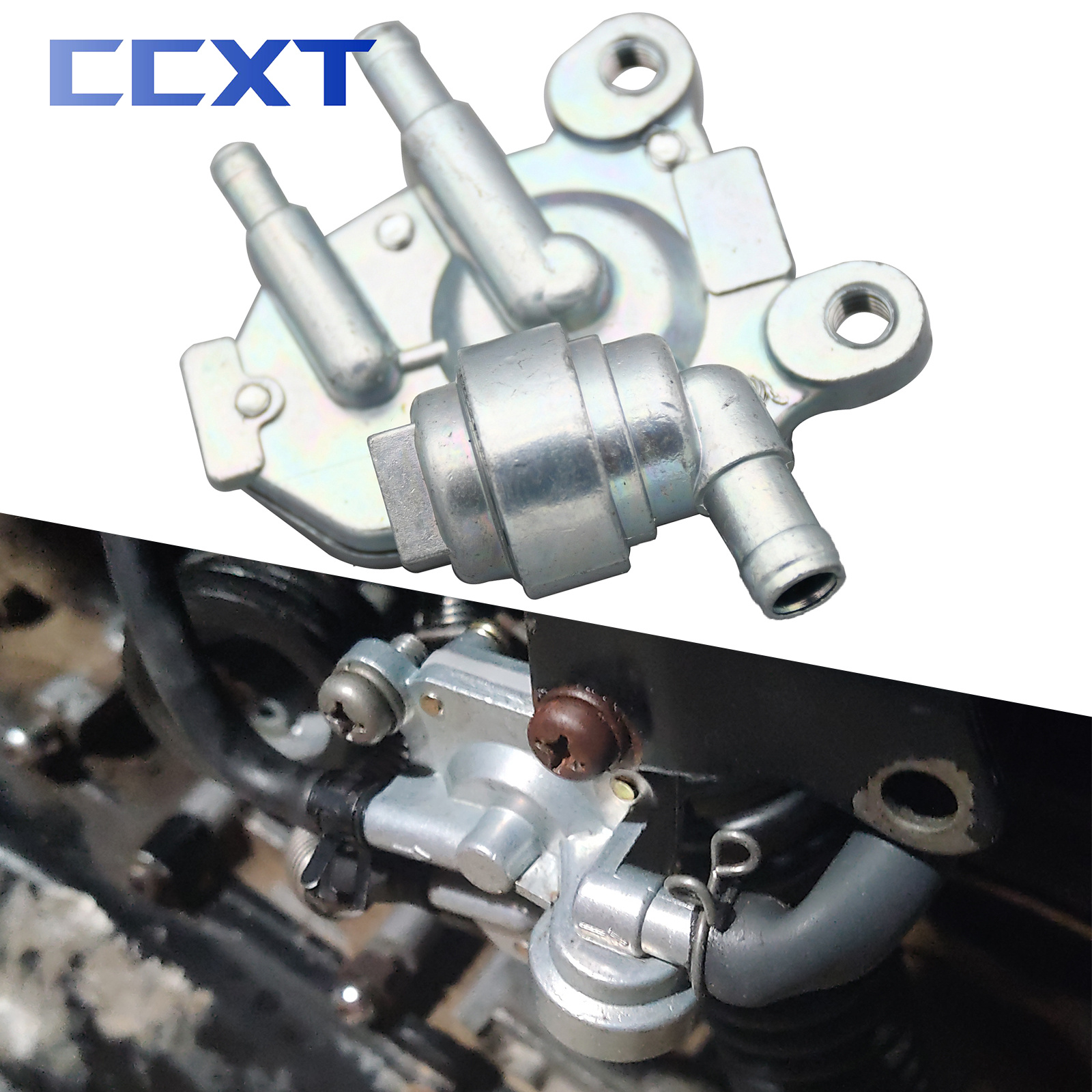 Scooter Fuel Gas Petcock Tank Valve Switch Pump For Yamaha Razz SH50 JOG50 1986-2001 CY50B CY50D CY50E CY50F CY50H SH50L SH50M