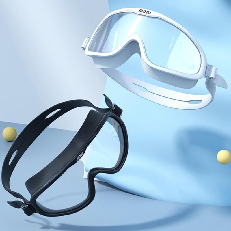Adult Swimming Goggles Adjustable Anti-fog UV Waterproof Pool Glasses Unisex Large Frame Silicone Swimm Eyewear Swim Goggles