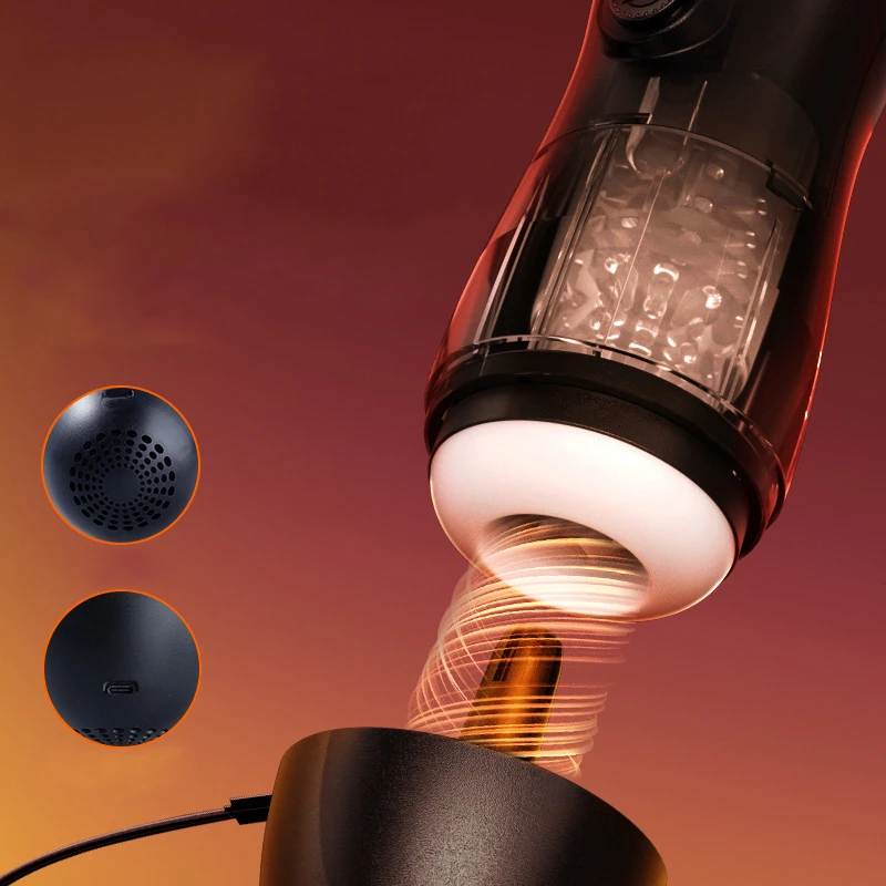 Sexuales Masturbator Men Automatic Remote Vibator Men's Toys Retractable Silicone Vaginas Homoual Sucking Mouth Electro Toys