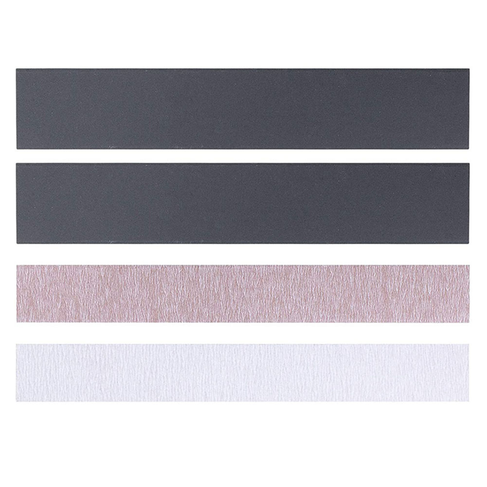 4 PCS Guitar Leveling Bar Sandpaper Fret Leveling File For Electric Guitar Bass 400 600 1000 1200 Coarse Sand Sandpapers
