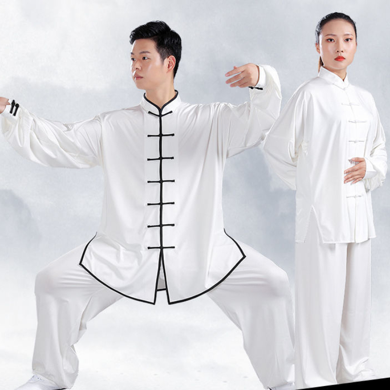 Traditional Chinese Tai Chi Kung Fu Uniforms Adult Morning Exercise Wushu Clothing Martial Arts Long Sleeve KungFu Uniform