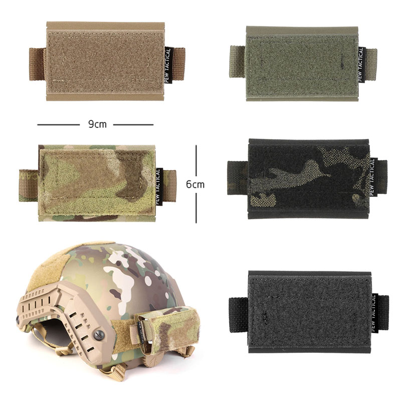 Tactical Helmet Battery Case Pouch AXL Battery Storage Bag for CR2 CAR123A 5 # Camouflage Outdoor