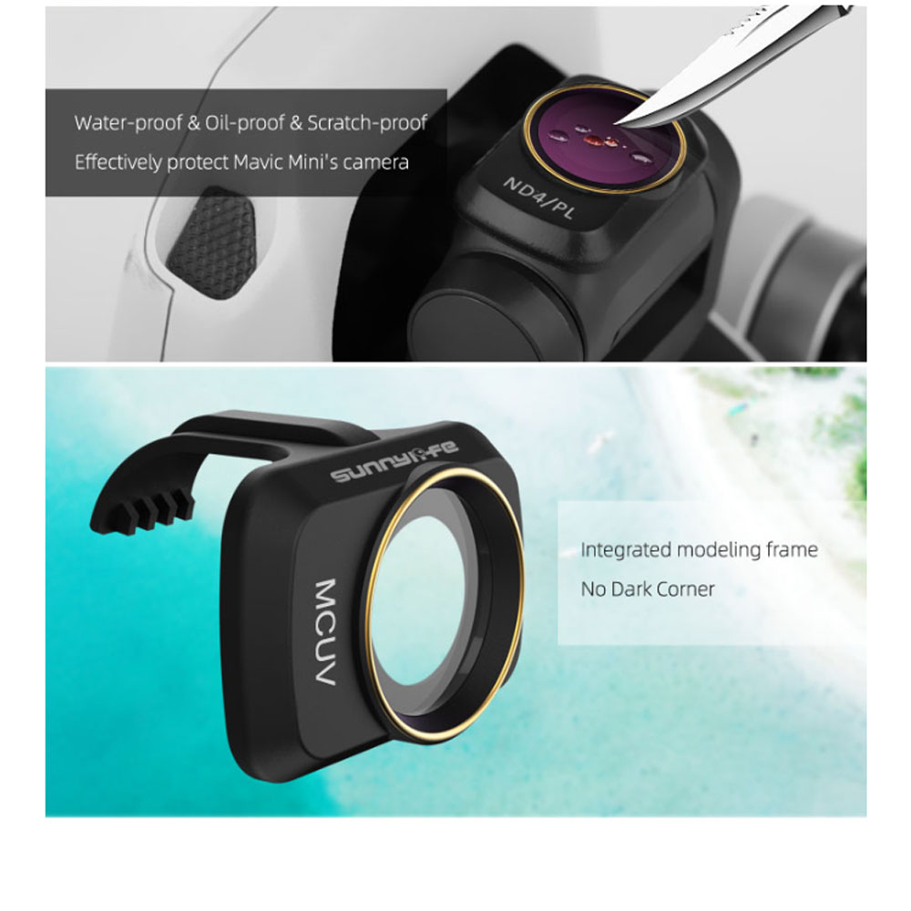 For DJI Mini 2 SE Gimbal Camera Lens Filter UV CPL ND4 8 16 32 NDPL Set Filter Kit for DJI Mini 2/Mini SE Drone Accessories