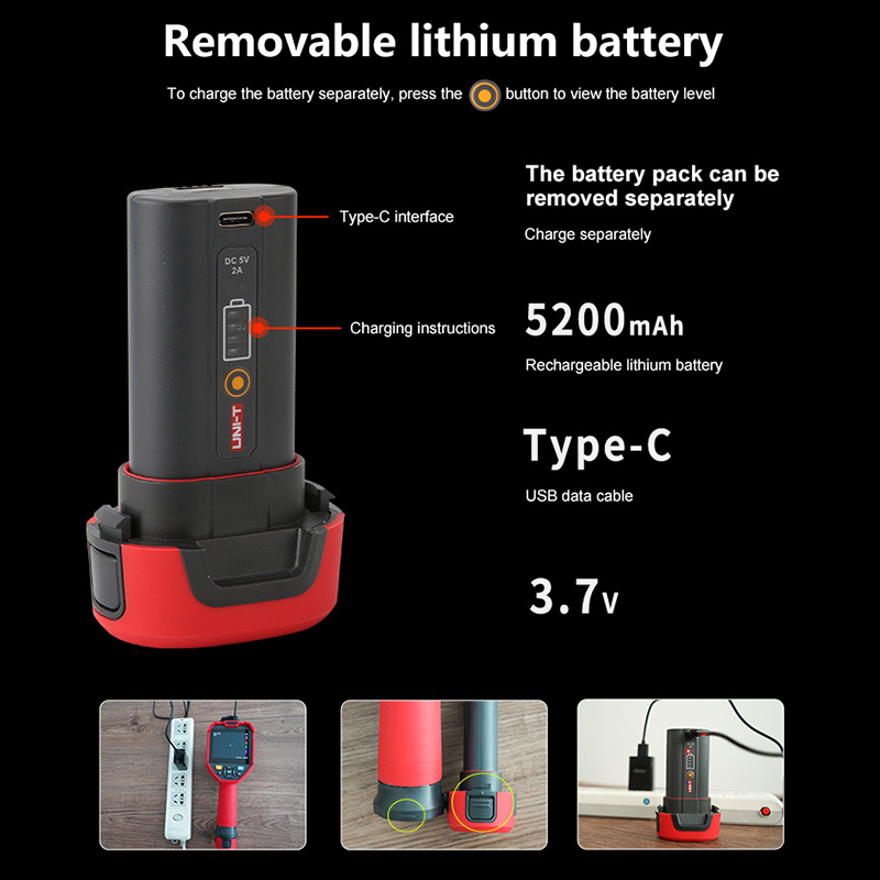 UNI-T Thermal Imaging Camera UTI320E 320 X 240 Pixel Infrared Camera Thermographic Camera Transport Tube Testing 3.5-inch IP54