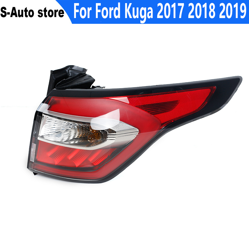 LED Outer Rear Tail Light For Ford Kuga 2017 2018 2019 Rear Turn Signal Light Brake Parking Lamp Driving Car Accessories