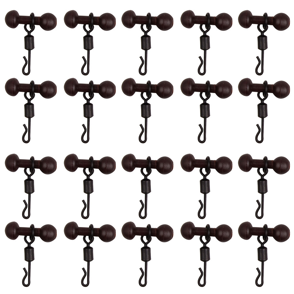 10Pcs/Set Chod Beads Rolling Quick Change Swivels Tackle for Heli Carp Fishing Terminal Tackle Accessories pesca