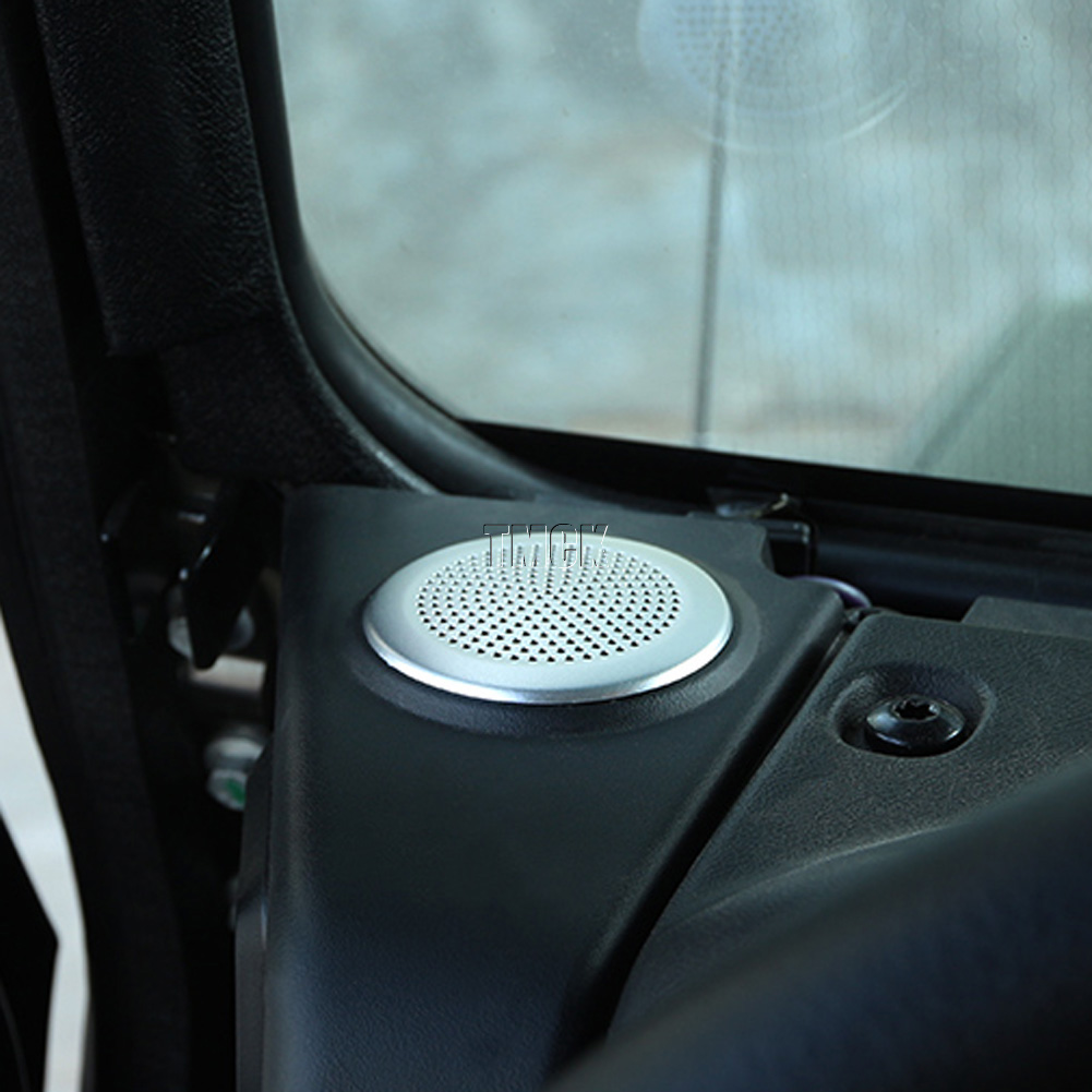 For Jaguar XE/XEL X760 XF/XFL X260 2015-2022 Aluminum Alloy Car Accessories Dashboard Audio Speaker Cover Trim Frame Car Sticker