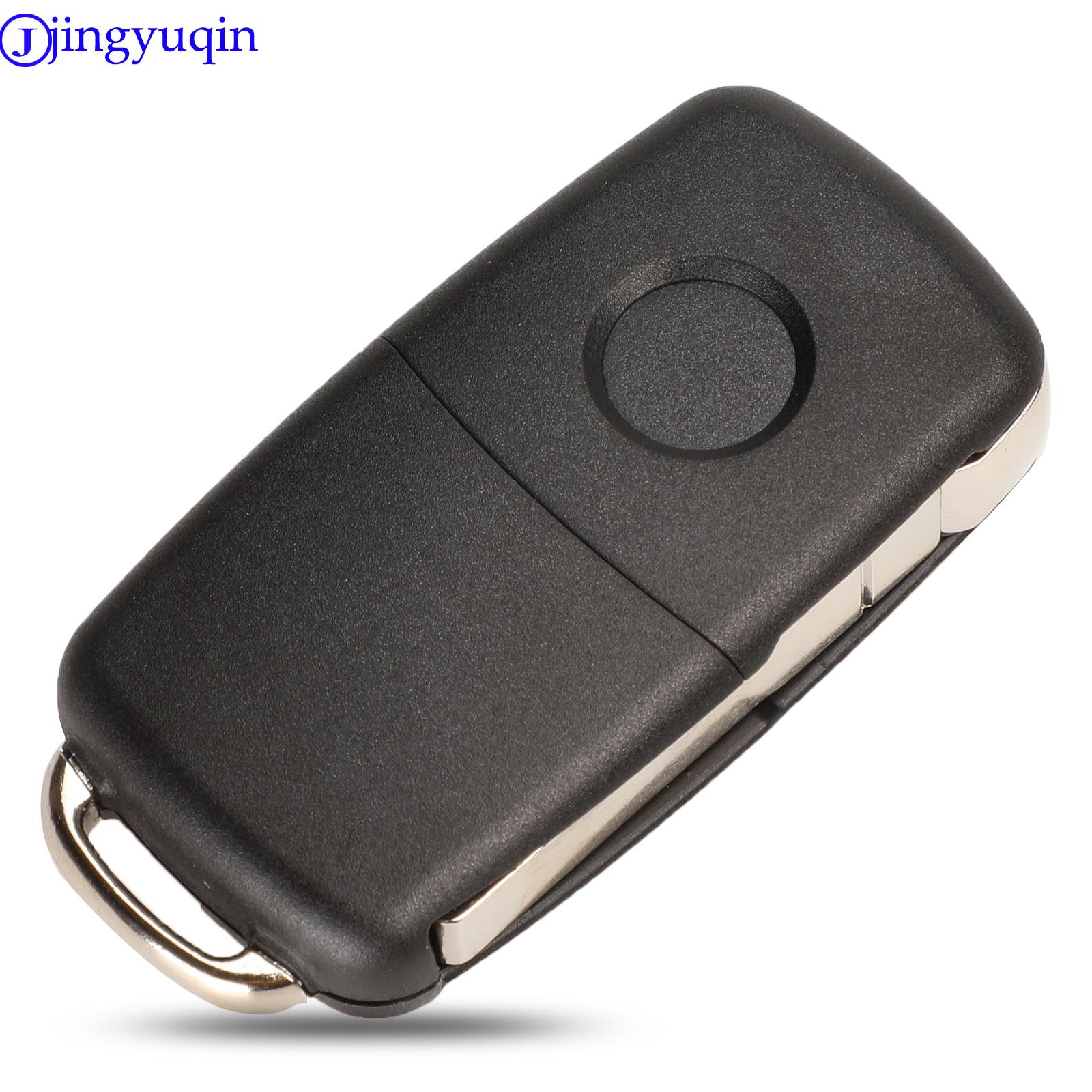 jingyuqin 2/3/4/5 Buttons Folding Remote Car Key Case Shell For VW Sharan Tiguan Golf Sagitar Polo MK6 Touareg