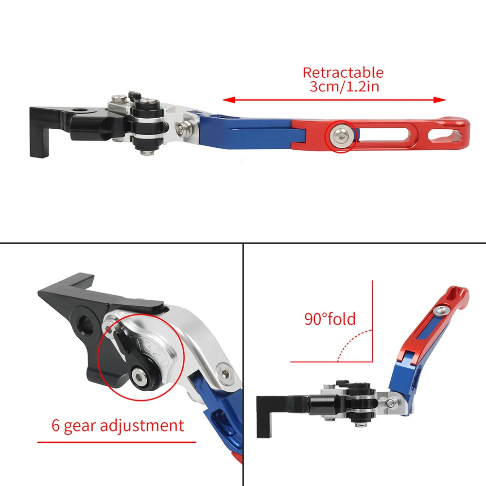 For SUZUKI Bandit GSF600S GSF600 GSF250 GSF 600 S 1996-2007 Motorcycle CNC Adjustable Extendable Folding Brake Clutch Levers