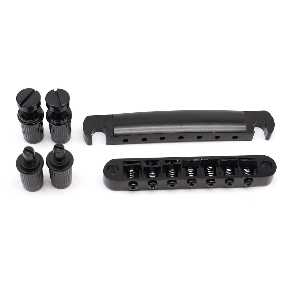 7 String Tune-o-Matic Saddle Guitar Bridge and Tailpiece with Studs for SG Les Paul LP Electric Guitar