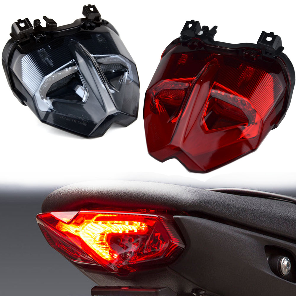 For Yamaha MT09 2021 2022 Rear Taillight Motorcycle Brake Turn Signal Integrated Tail Lights LED Waterproof MT-09 MT 09 FZ09
