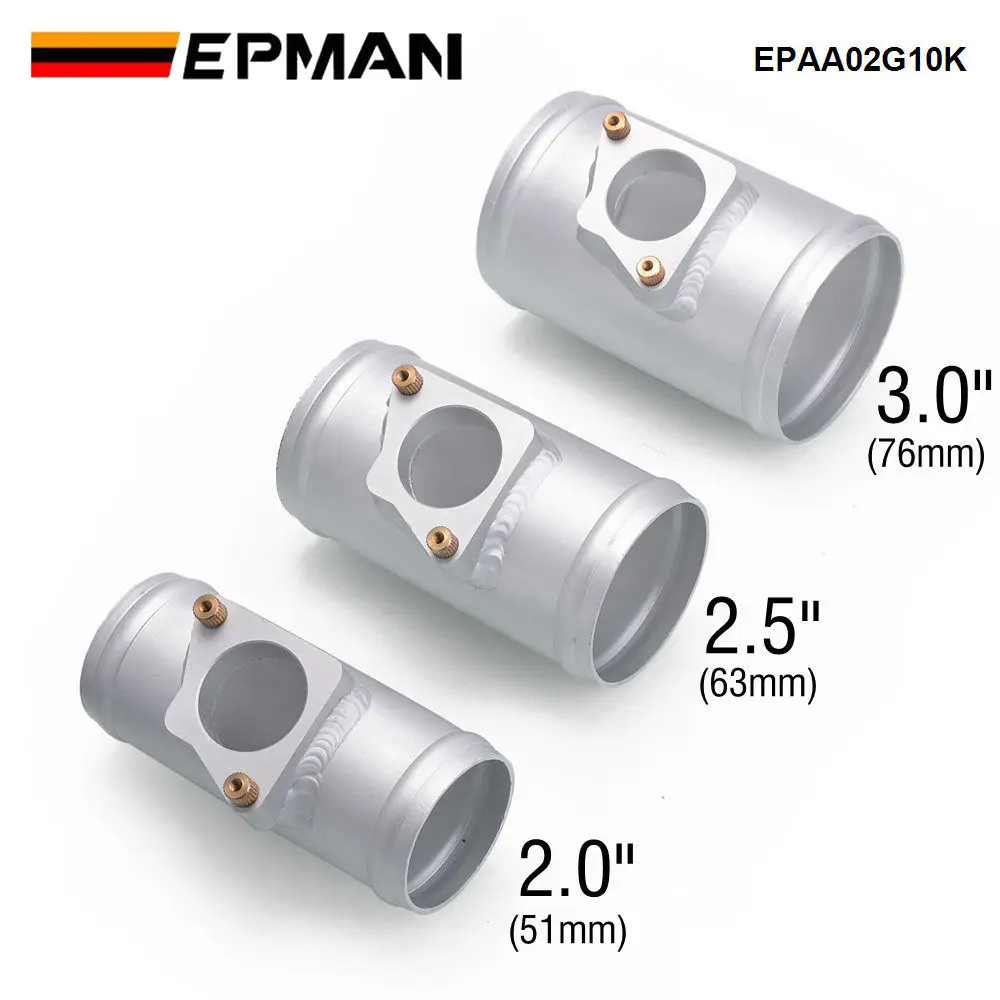 EPMAN 2"/2.5"/3" Aluminum Air Flow Sensor Adapter For Toyota For Mazda For Subaru Air Intaker MAF Adapter Flange Base EPAA02G10K