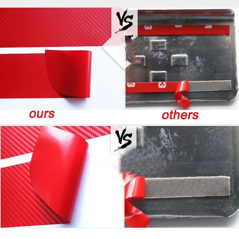 Carbon Fiber Car Door Sill Decoration Film Stickers Anti Scratch None Slip Door Sill Guard Lnterior Scuff for Kia Stonic