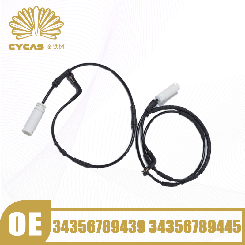 CYCAS Front Rear Axle Brake Pad Wear Sensor #34356789439 34356789445 For BMW 1 3 Series E90 E91 E87 E92 E93 E81 320i 325i 330i