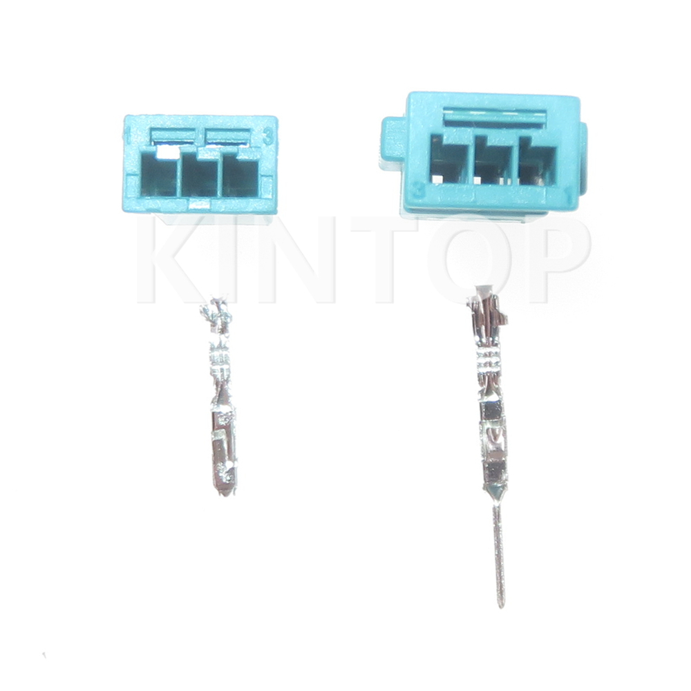 1 Set 3Pins Auto Male Plug Female Socket Car Starter Electrical Connector 1355600-9 1-1718346-1 Automobile Tweeter Cable Adapter