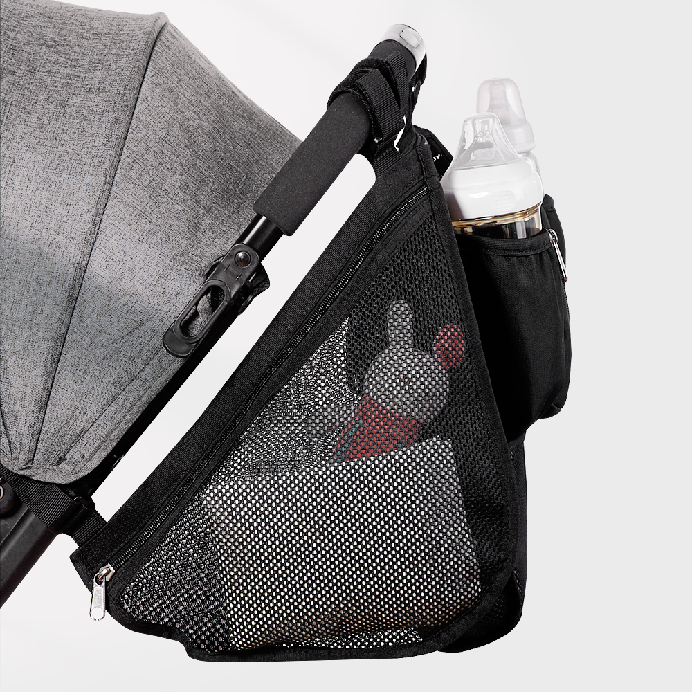 Sunveno Baby Stroller Organizer Bag Infant Pram Cart Storage Bag with Baby Trolley Bag Carriage Bag Stroller Accessories