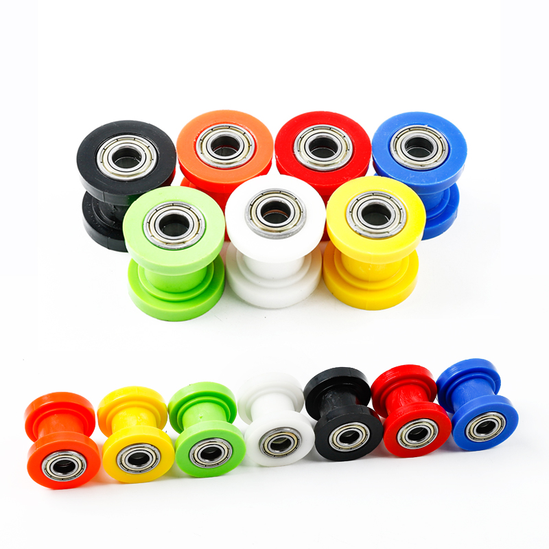 Motorcycle Chain Tensioner Motocross Parts Wheel Guide Drive Roller Pulley 8 10mm ATV Mini Moto Enduro Dirt Pit Bike Accessories