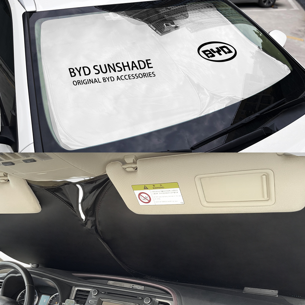 Car Windshield Protector Sunshade Auto Accessories For BYD Tang F3 E6 Atto Yuan Plus Song Max F0 G3 I3 Ea1 Dmi 2din 2014 G6 Pro