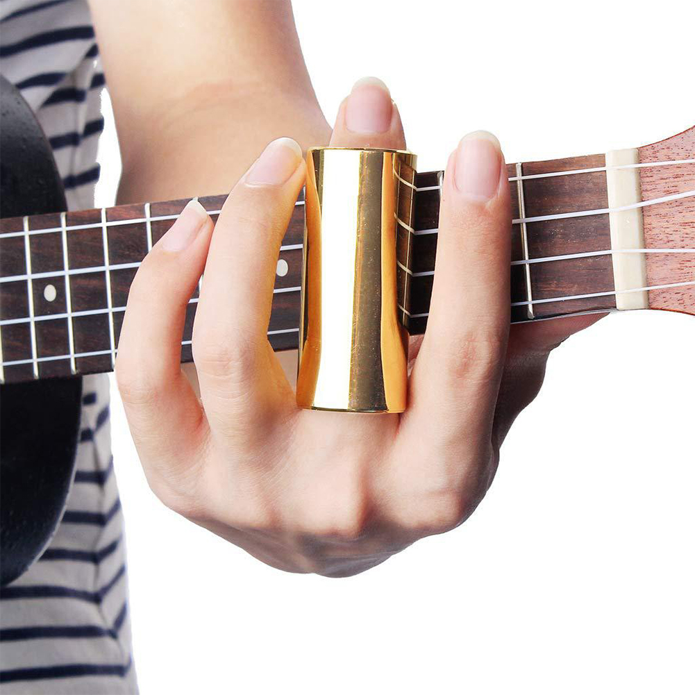 70MM High Guitar Slide Bar Finger Slides Metal /Glass For Guitar Ukulele String Instruments Accessories Clear Slide 70x25mm
