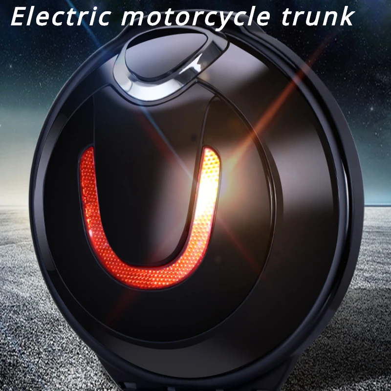 Motocycle Storage Case Trunk Motorcycle E-bike Scooter Tail Box Riding Gloves Phone Bag Container Trunks