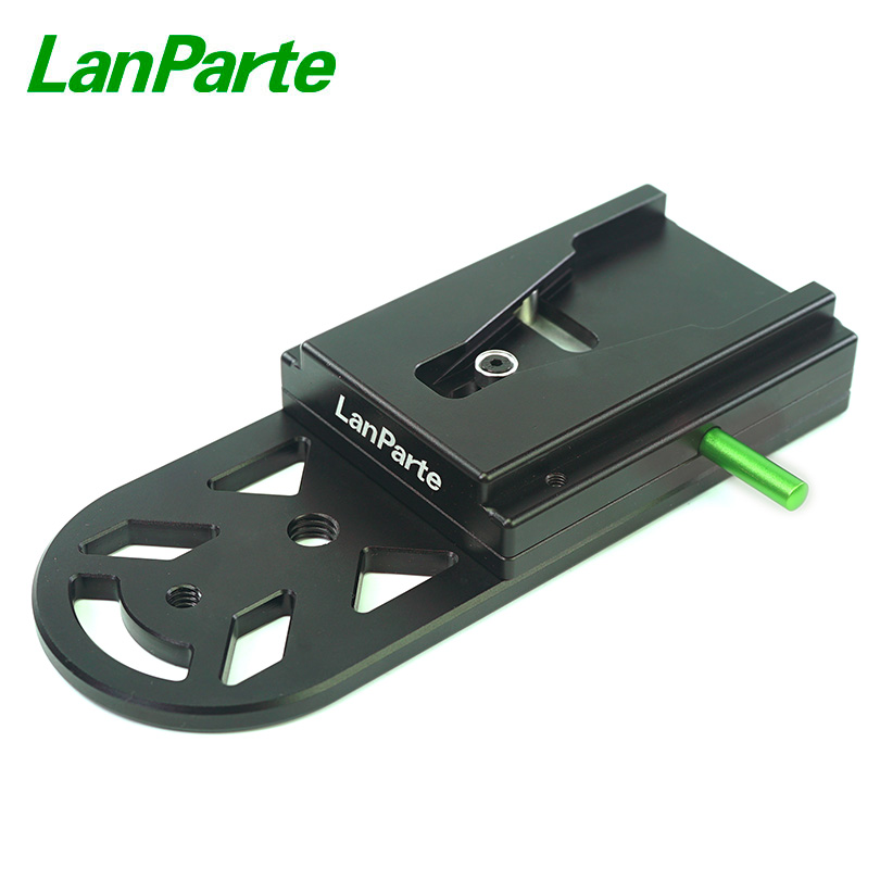 Lanparte MVLP-01 Rotatable V Mount Lock Quick Release Plate for ENG Camera for Monopod and Tripod