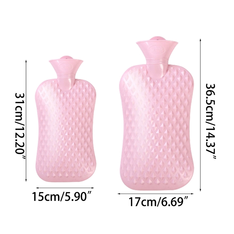 367A Massage Particles Hot Water Bottle Bag for Home Use Stay Warm Retains Heat