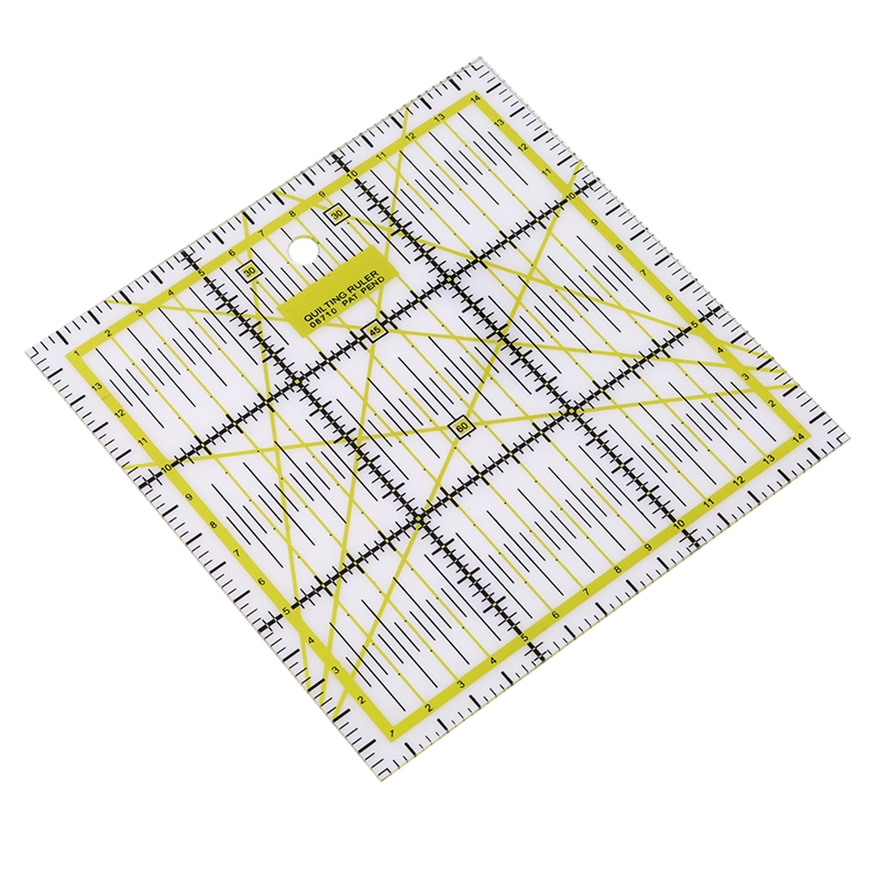 DIY Acrylic Material Patchwork Ruler Sewing Accessories