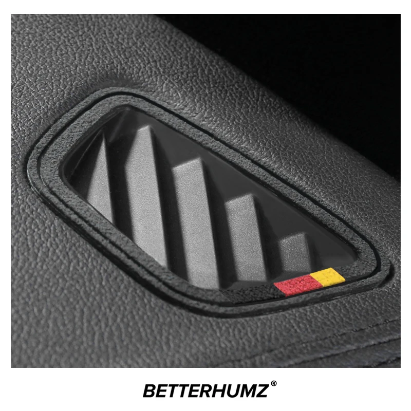 Made of Alcantara For BMW G30 G32 Series 5 6 GT Dashboard Side Air Vent Outlet Trim Frame MP Sticker Car Interior Accessories
