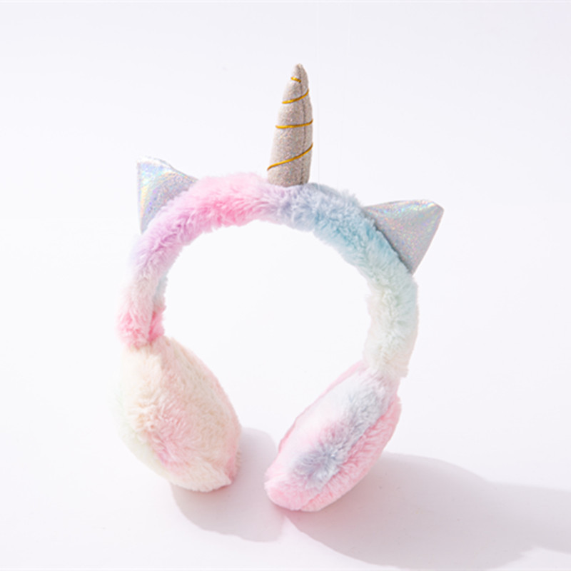 JINSERTA Unicorns Headphone Wired Kids Earphone Warm Music Headset with 3.5mm Jack for Smartphone PC Boys Girls Birthday Gift