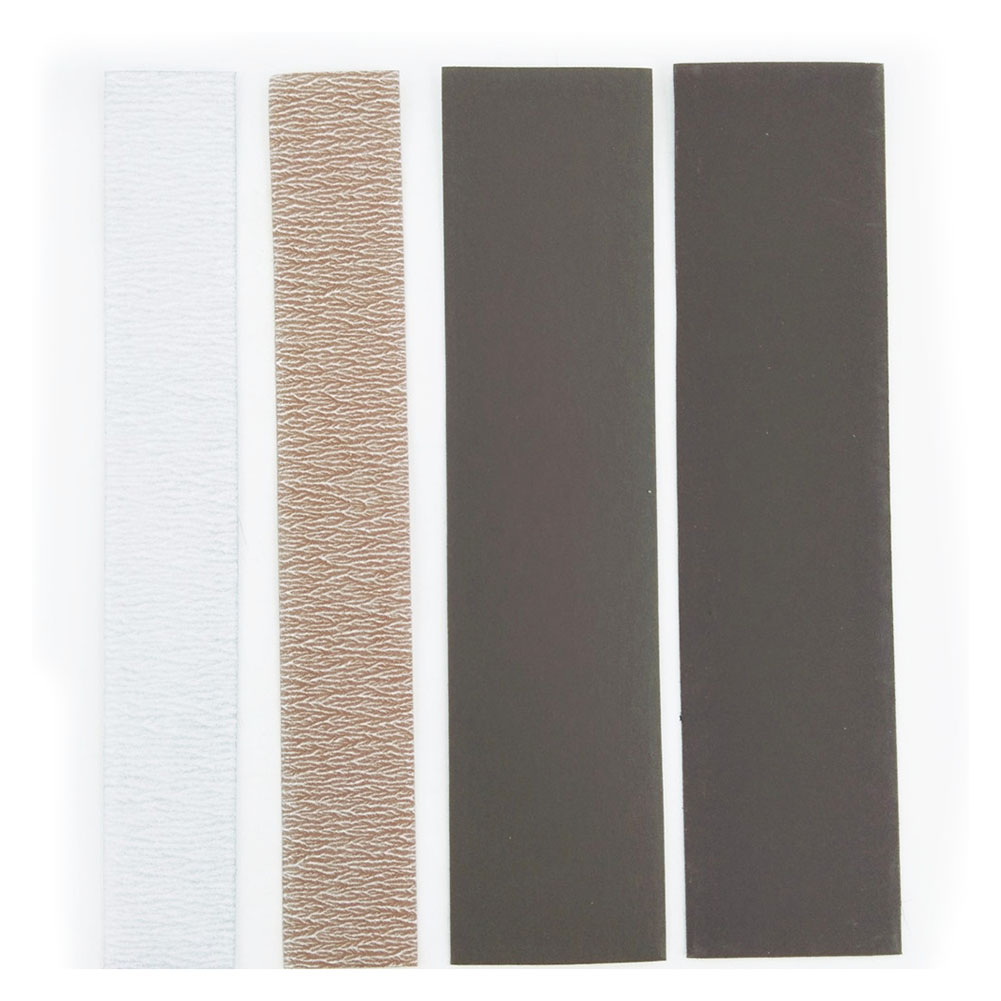 4 PCS Guitar Leveling Bar Sandpaper Fret Leveling File For Electric Guitar Bass 400 600 1000 1200 Coarse Sand Sandpapers